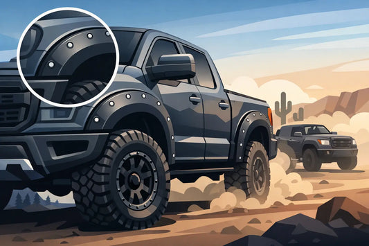 Fender Flares With Bolts for Tougher Trucks