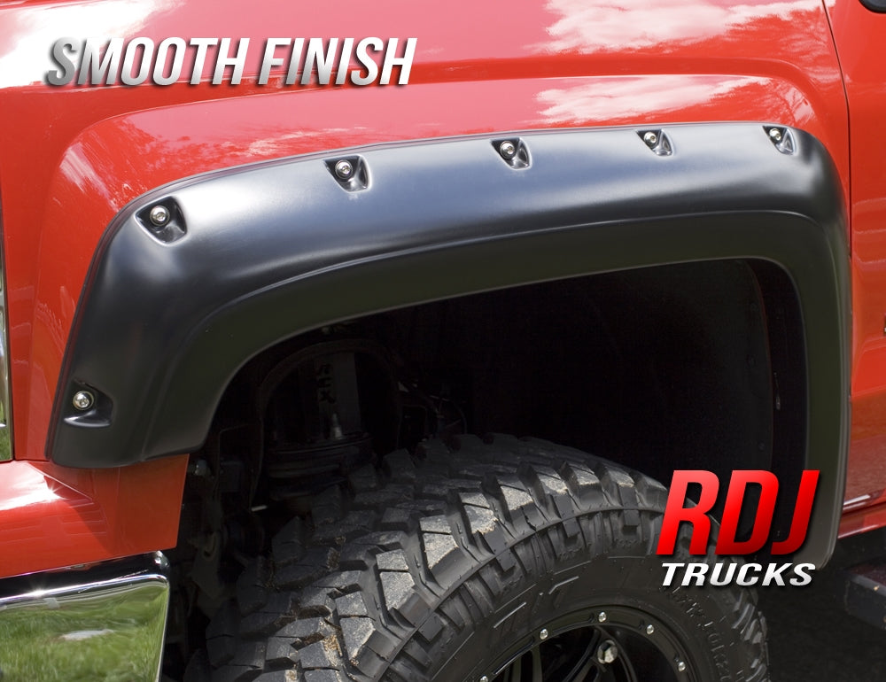Silverado 1500 (2007-2013) PRO-OFFROAD Bolt-On Style Fender Flares