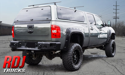 Silverado 1500 (2007-2013) PRO-OFFROAD Bolt-On Style Fender Flares