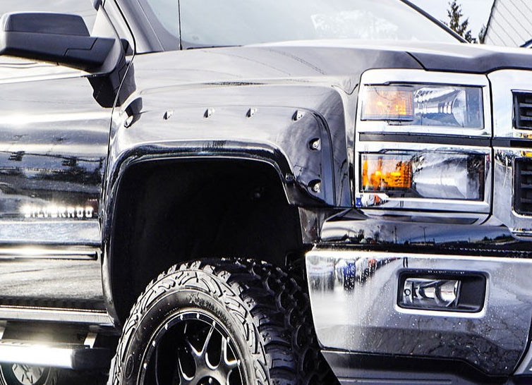 Silverado 2500/3500HD (2015-2019) RDJ Trucks PRO-OFFROAD Bolt-On Style Fender Flares