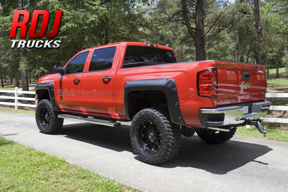 Silverado 2500/3500HD (2015-2019) RDJ Trucks PRO-OFFROAD Bolt-On Style Fender Flares