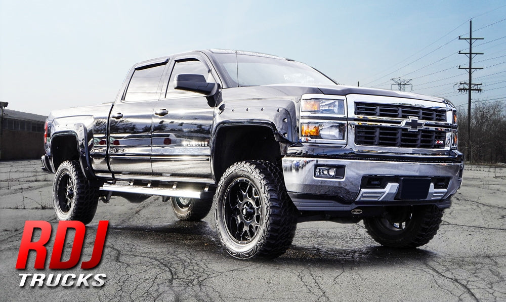 Silverado 1500 (2014-2018) PRO-OFFROAD Bolt-On Style Fender Flares