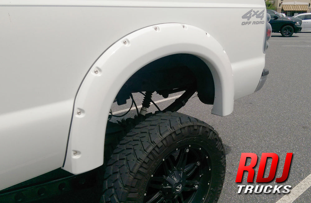 Ford F250/F350 (1999-2007) PRO-OFFROAD Bolt-On Pocket Style Fender Flares