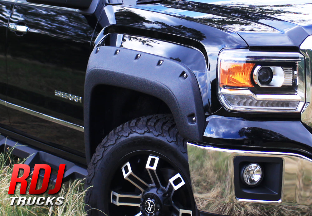 GMC Sierra (2016-2018) PRO-OFFROAD Bolt-On Pocket Style Fender Flares