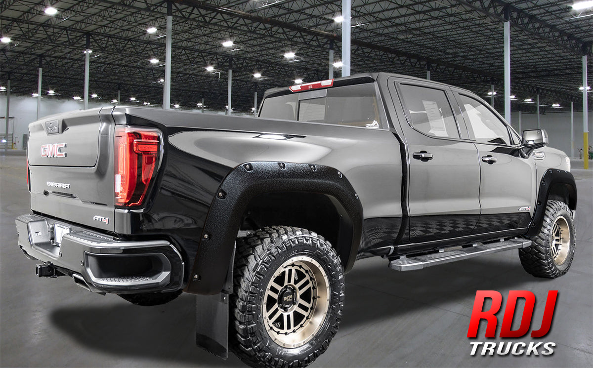 GMC Sierra (2019-2026) PRO-OFFROAD Bolt-On Pocket Style Fender Flares