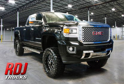 GMC Sierra 2500/3500 (2015-2019) PRO-OFFROAD Bolt-On Pocket Style Fender Flares