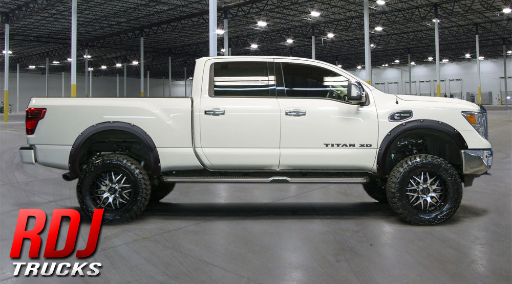 Nissan Titan XD (2016-2021) PRO-OFFROAD Bolt-On Pocket Style Fender Flares