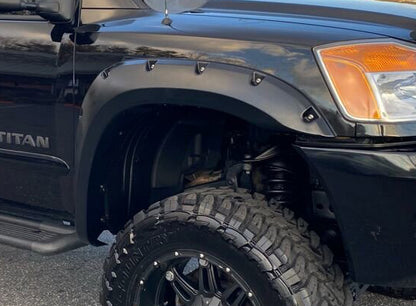 Nissan Titan (2004-2014) PRO-OFFROAD Bolt-On Pocket Style Fender Flares