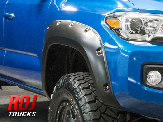 Toyota Tacoma (2016-2023) PRO-OFFROAD Bolt-On Pocket Style Fender Flares