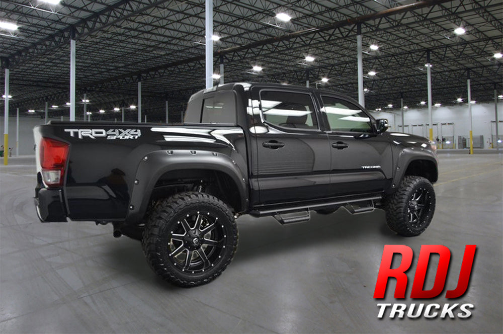 Toyota Tacoma (2016-2023) PRO-OFFROAD Bolt-On Pocket Style Fender Flares