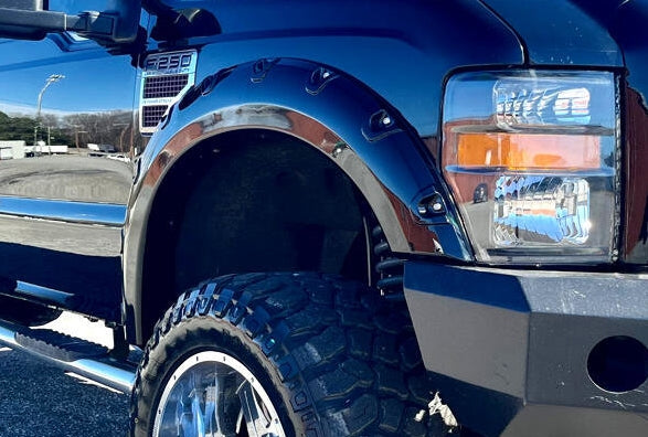 Ford F250/F350 (2008-2010) PRO-POPPED Reverse Pocket Fender Flares