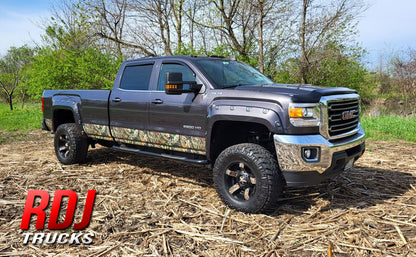 GMC Sierra 2500HD (2015-2019) PRO-POPPED Reverse Pocket Fender Flares