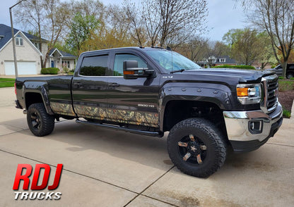 GMC Sierra 2500HD (2015-2019) PRO-POPPED Reverse Pocket Fender Flares