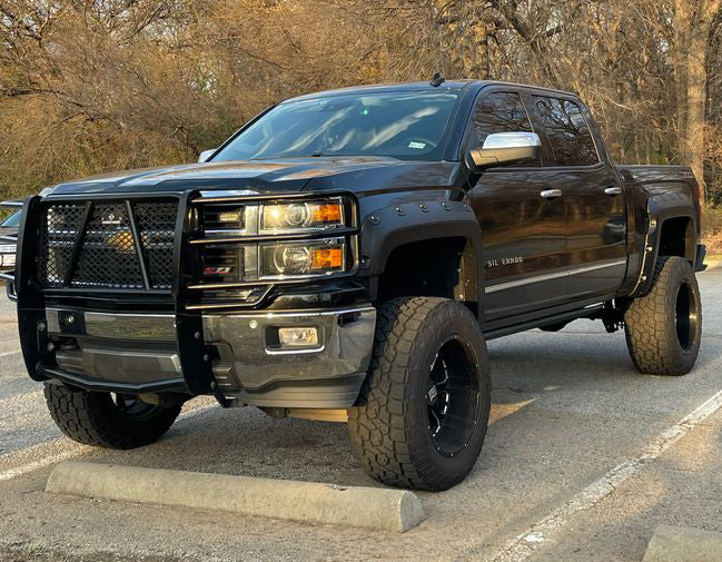 Silverado 2500/3500HD (2015-2019) PRO-POPPED Reverse Pocket Fender Flares